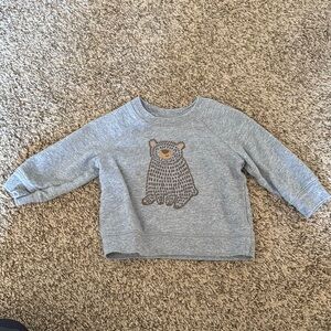 Carter's Gray Bear Design Sweatshirt